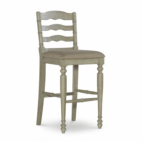 Linon Marino Bar Stool White 1 Linon Marino Bar Stool White