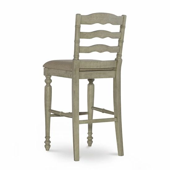 Linon Marino Bar Stool White 4 Linon Marino Bar Stool White - Image 4