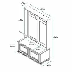 Linon Chadwick Hall 4-Hook Bench 11 Linon Chadwick Hall 4-Hook Bench -Linon Sales Store unnamed file 3597