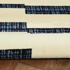 Alternative view of Linon Capri Leslie Lines Area Rug