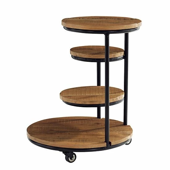 Linon Collis 4-Tier Plant Stand Side Table 1 Linon Collis 4-Tier Plant Stand Side Table