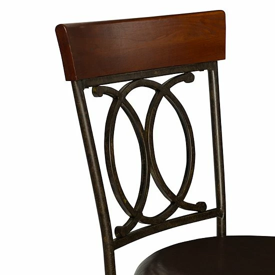 Linon O & X Bar Stool 4 Linon O & X Bar Stool - Image 4