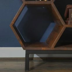 Linon Coram Honeycomb Bookshelf -Linon Sales Store unnamed file 3733