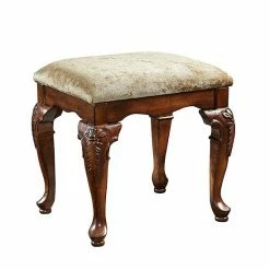 Linon Jamestown Landing Upholstered Bench