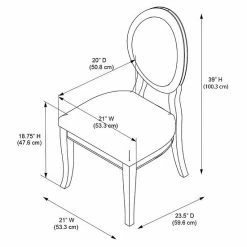 Linon Lenoir Dining Chair 2-piece Set -Linon Sales Store unnamed file 3813