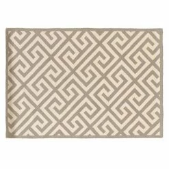 Linon Silhouette Greek Key Wool Rug Gray -Linon Sales Store unnamed file 3817
