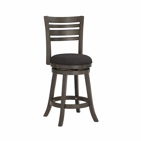 Linon Tegan Swivel Counter Stool 1 Linon Tegan Swivel Counter Stool