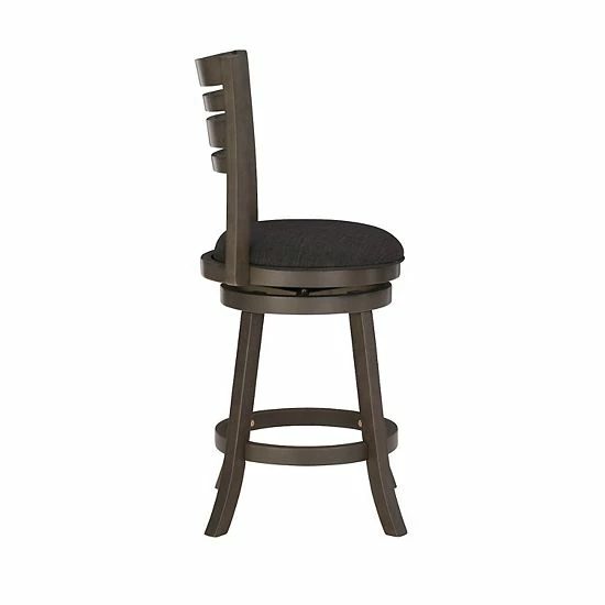 Linon Tegan Swivel Counter Stool 6 Linon Tegan Swivel Counter Stool - Image 6