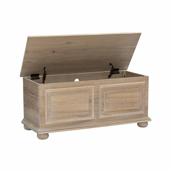 Linon Chadwick Storage Chest Natural 3 Linon Chadwick Storage Chest Natural - Image 3