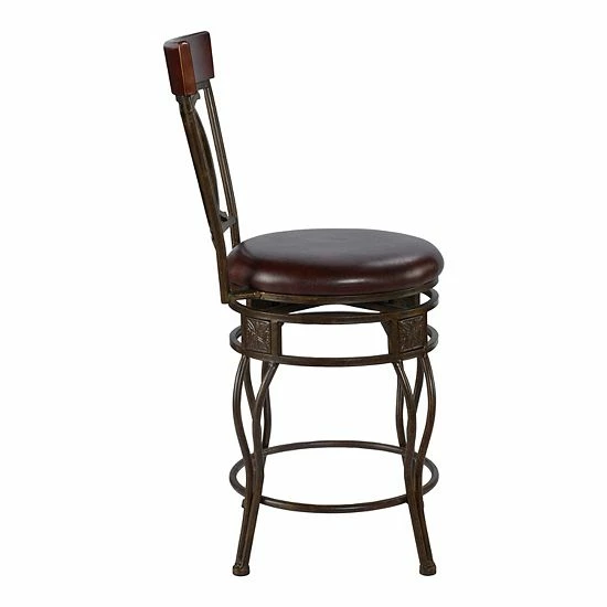 Linon O & X Counter Stool 2 Linon O & X Counter Stool - Image 2