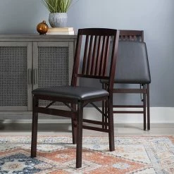 Linon Triena Mission-Back Folding Chair -Linon Sales Store unnamed file 3882