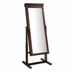 Linon Angela Cheval Mirror Jewelry Armoire