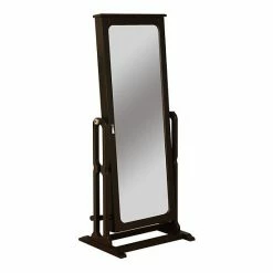 Linon Cheval Jewelry Storage Floor Mirror Brown 13 Linon Cheval Jewelry Storage Floor Mirror Brown -Linon Sales Store unnamed file 3931