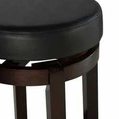 Linon Maya 24-in. Stool Black -Linon Sales Store unnamed file 396