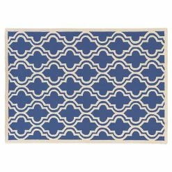 Linon Silhouette Quatrefoil Wool Rug Gray -Linon Sales Store unnamed file 4004