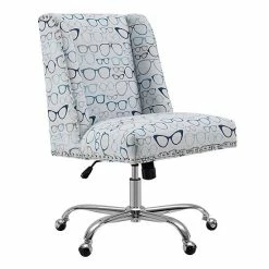 Linon Glasses Office Desk Chair
