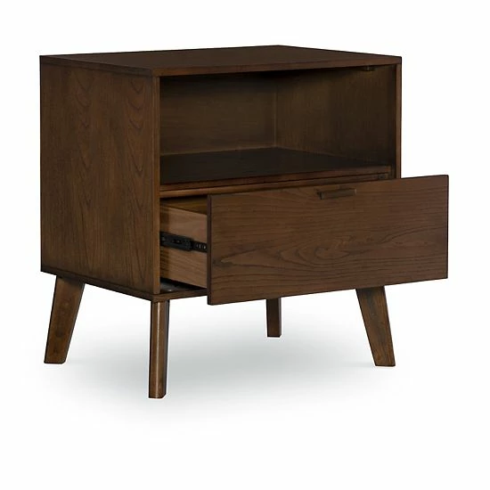 Linon Reid One Drawer Nightstand 5 Linon Reid One Drawer Nightstand - Image 5
