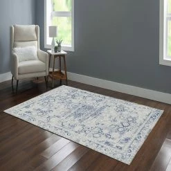 Alternative view of Linon Washable Harris Area Rug