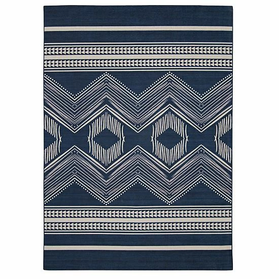 Linon Boynton Outdoor Washable Rug 1 Linon Boynton Outdoor Washable Rug