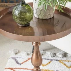 Linon Keagan Side Table Copper -Linon Sales Store unnamed file 4421