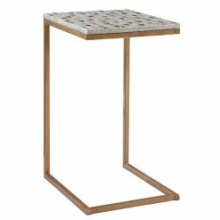 Linon Priscille Capiz Fish C-Shape End Table Gold Multi 12 Linon Priscille Capiz Fish C-Shape End Table Gold Multi -Linon Sales Store unnamed file 4444