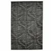 Linon Milan Marcel Area Rug Black