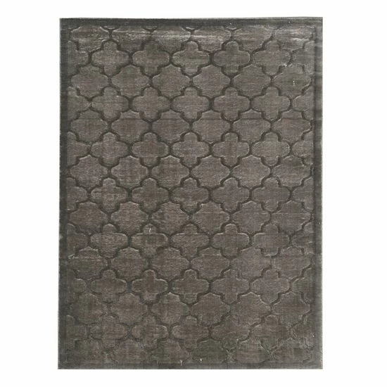 Linon Platinum Trellis II Rug Gray 2 Linon Platinum Trellis II Rug Gray - Image 2