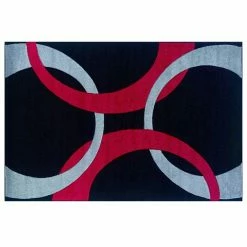 Linon Corfu Collection Circles Rug Tan -Linon Sales Store unnamed file 4588