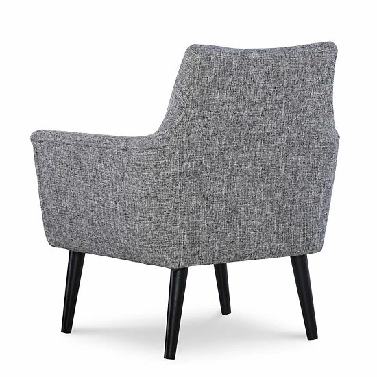 Linon Ava Tufted Accent Chair Blue 2 Linon Ava Tufted Accent Chair Blue - Image 2