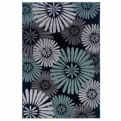 Linon Milan Floral Rug Brown -Linon Sales Store unnamed file 4603