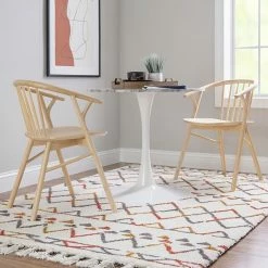 Alternative view of Linon Delmot Dining Chair