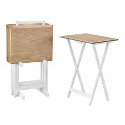 Linon Marlowe Tray Table 5-piece Set