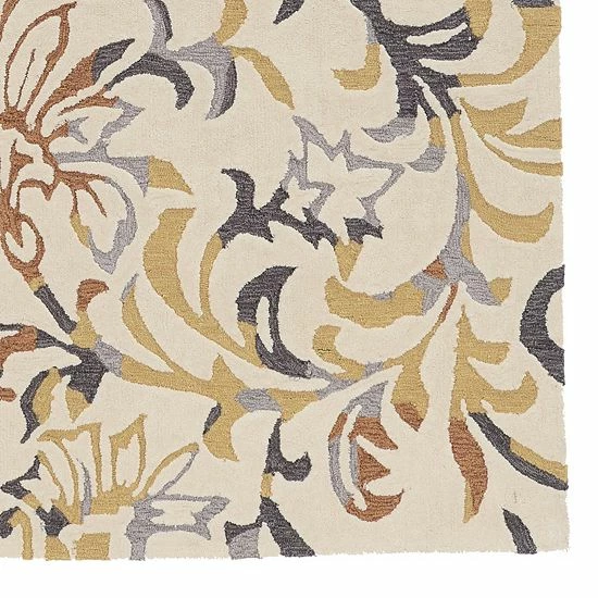 Linon Trio Branches Rug 2 Linon Trio Branches Rug - Image 2