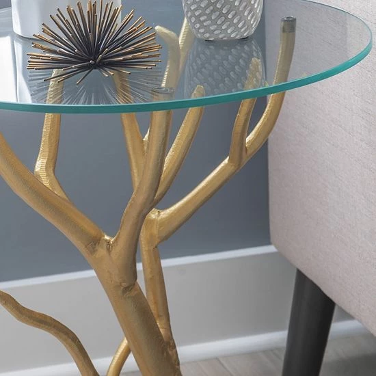 Linon Burmil Branch Side Table 3 Linon Burmil Branch Side Table - Image 3