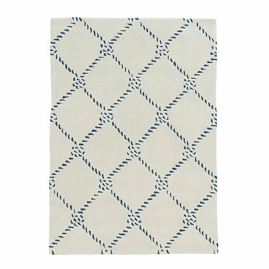 Linon Trio Rope Design Rug 1 Linon Trio Rope Design Rug