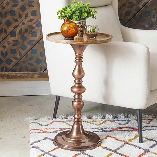 Linon Barlmoral Side Table 2 Linon Barlmoral Side Table - Image 2