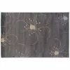 Linon Milan Gray Floral Rug