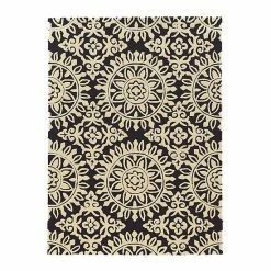 Linon Trio Medallion Design Rug