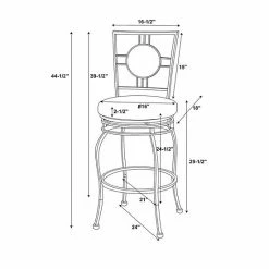 Linon Townsend Adjustable Swivel Bar Stool -Linon Sales Store unnamed file 4830