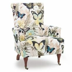 Linon Junnell Butterfly Arm Chair