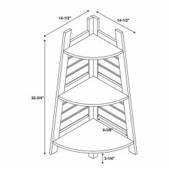 Linon Bracken Bamboo Corner Shelf -Linon Sales Store unnamed file 4912