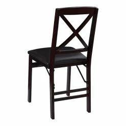 Alternative view of Linon Triena X-Back Folding Chair