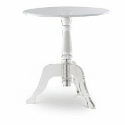 Linon Acrylic End Table Clear