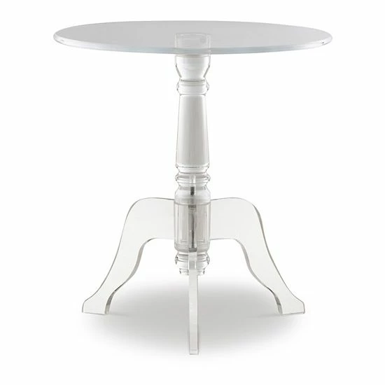 Linon Acrylic End Table Clear 3 Linon Acrylic End Table Clear - Image 3