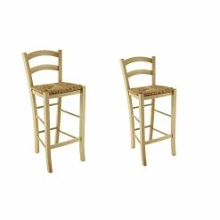 Linon Emilo Bar Stool 2-piece Set Natural -Linon Sales Store unnamed file 5009