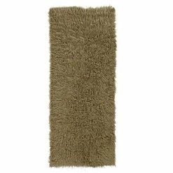 Linon New Flokati Wool Rug Runner - 2'4'' X 8'6'' Cocoa