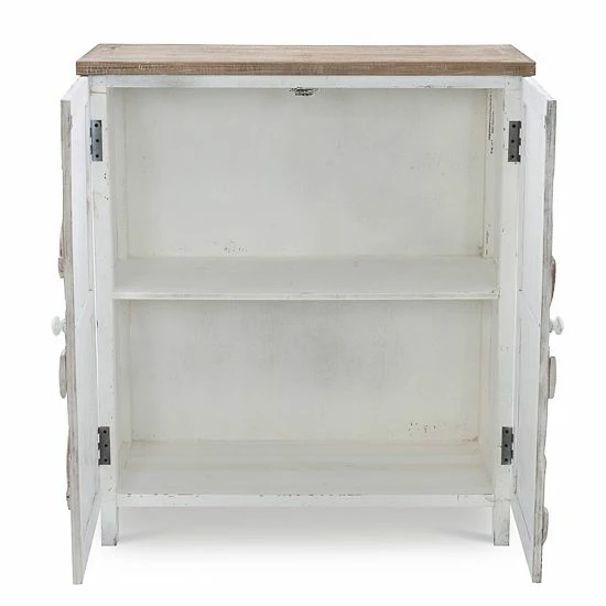 Linon Caspian Fish Storage Console Cabinet 7 Linon Caspian Fish Storage Console Cabinet - Image 7