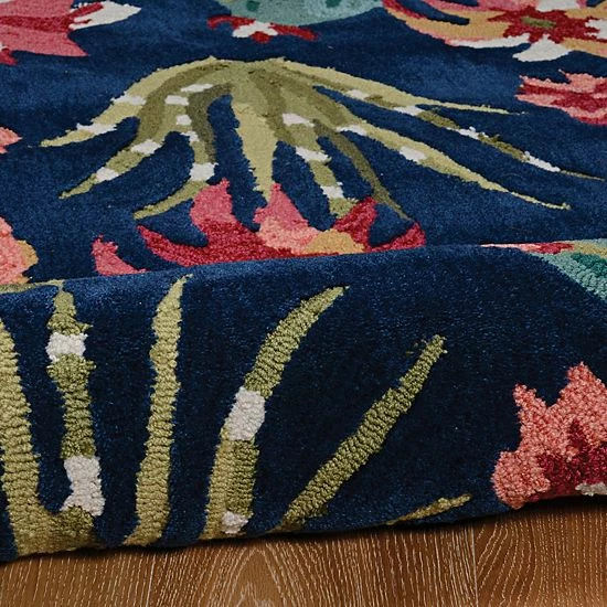 Linon Trio Cactus Rug 4 Linon Trio Cactus Rug - Image 4