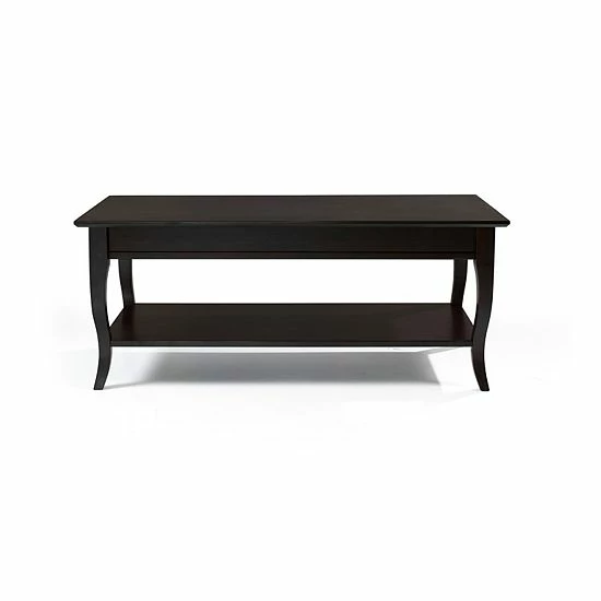 Linon Dayton Coffee Table Espresso 4 Linon Dayton Coffee Table Espresso - Image 4