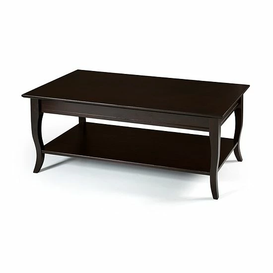 Linon Dayton Coffee Table Espresso 5 Linon Dayton Coffee Table Espresso - Image 5